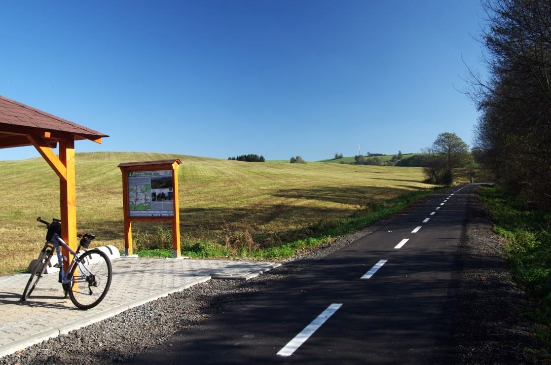 Cycling trail Nový Jičín - Hostašovice
